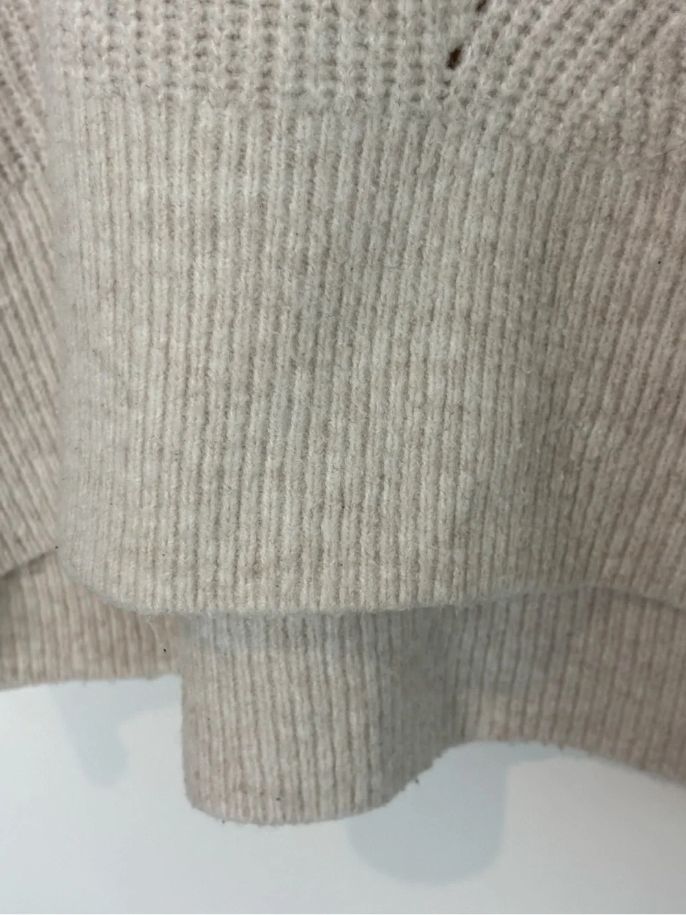 CALIA Womens Medium Slouchy Cream Ivory Knit Hooded Pullover Sweater Solid